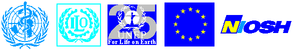  WHO, ILO, UNEP, EU, NIOSH Logo