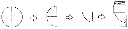 Folding procedure for the glass fiber filter