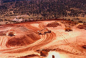 Heap-Leaching for Gold Production